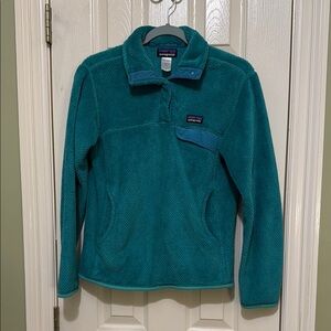 Patagonia Teal Fleece Pullover